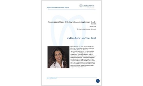 Dr. Katherine Losada – Verschiedene Klasse II Restaurationen mit optimalen Ergebnissen – myQuickmat Forte kit