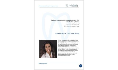 Dr. Katherine Losada – Restauraciones múltiples de clase II con resultados óptimos – Quickmat Forte kit