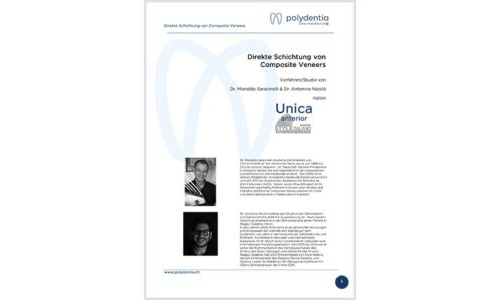 Dr. Saracinelli & Nicoló – Direkte Schichtung von Composite Veneers – Unica Anterior