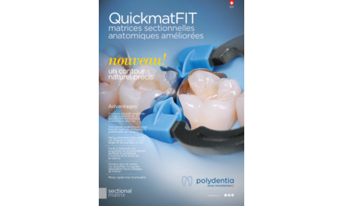 Flyer QuickmatFIT matrices sectionnelles