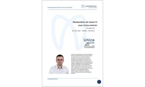 Dr. Dan Lazar – Restauration de classe IV – Unica anterior