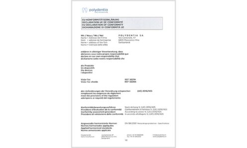 EU Declaration of conformity Vista-Tec