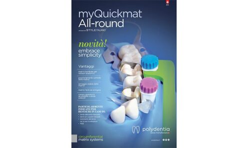 Flyer myQuickmat All-rounds sistema di matrici circonferenziali
