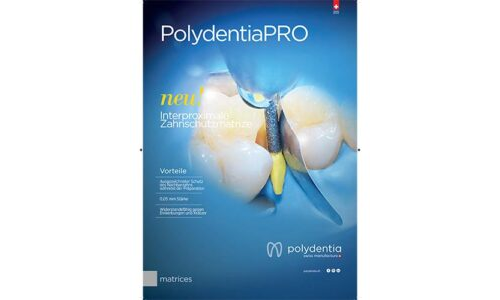 Flyer PolydentiaPRO Interproximale Zahnschutzmatrize