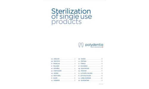 Sterilisation of single use products instructions