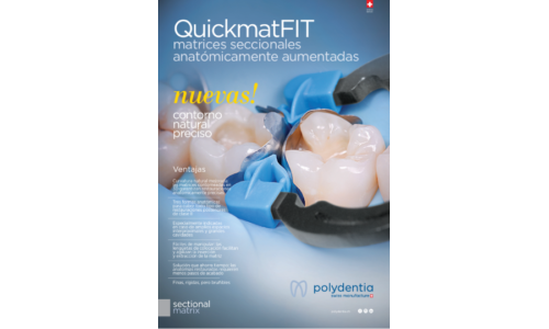 Flyer QuickmatFIT matrices seccionales